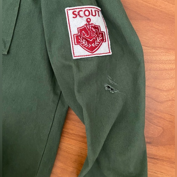 Green Distressed Utility Jacket - Picture 2 of 7